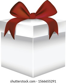 new year gift box vector
