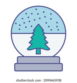 New year Globe vector icon Isolated Vector icon which can easily modify or edit 

