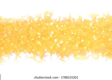 new year gold wave splash abstract or natural vintage watercolor hand paint background, vector illustration