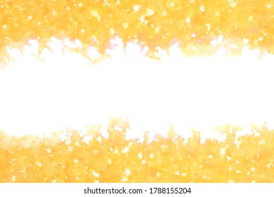 new year gold wave splash abstract or natural vintage watercolor hand paint background, vector illustration