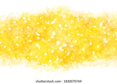 new year gold wave splash abstract or natural vintage watercolor hand paint background, vector illustration