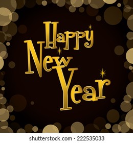 new year graphic design , vector illustration