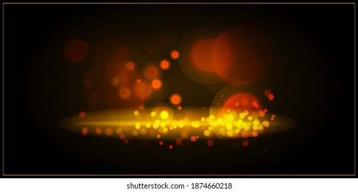 NEW YEAR GREETING BACKGROUND CONCEPT ,VECTOR ILLUSTARTION, BEAUTIFUL COLURFUL LIGHT BOKEH