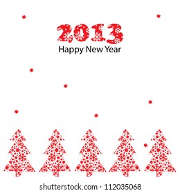 New Year greeting card