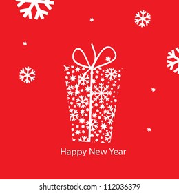 New Year greeting card