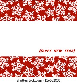 New Year greeting card