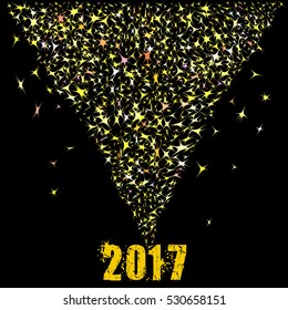New Year greeting card