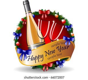 new year greeting card