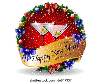 new year greeting card