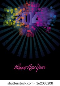 New year greeting poster background