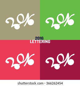 New Year hand-drawn lettering