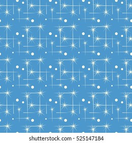 New Year. Happiness. Celebration . Packaging. lights. Seamless pattern