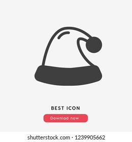 new year hat icon vector