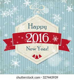 new year hexagonal ball 2016. christmas concept