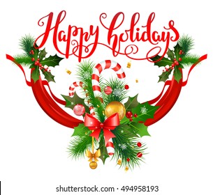 New year holiday greeting