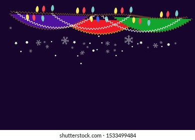 New year holiday theme with Christmas elements.Vector illustration for background in your business.