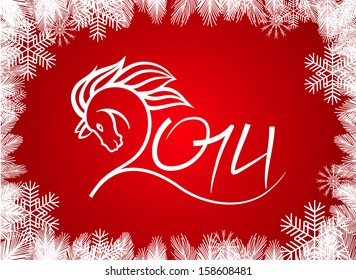 New year horse