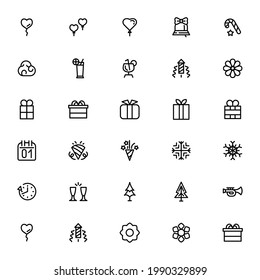 New year icon or logo isolated sign symbol vector illustration - Collection of high quality black style vector icons
