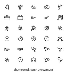 New year icon or logo isolated sign symbol vector illustration - Collection of high quality black style vector icons
