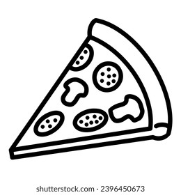 New Year Icon (Pizza), True Black Icon