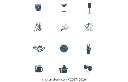 New Year Icon set 2