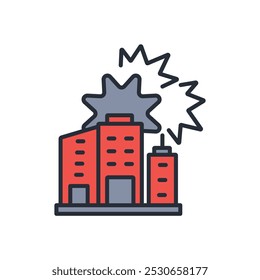 New Year icon. vector.Editable stroke.linear style sign for use web design,logo.Symbol illustration.