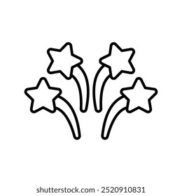 Icono de año nuevo con fondo blanco Vector Ilustración de stock