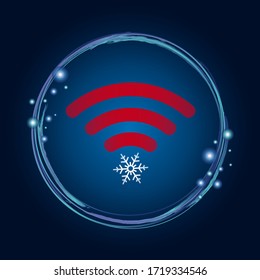 New Year Icon Wi fi