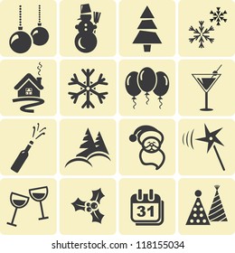 New year icons