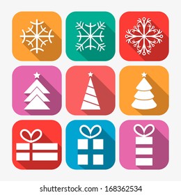 New Year icons