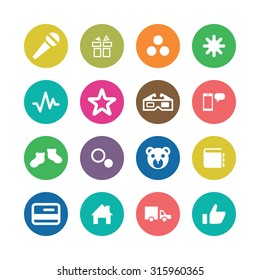 new year icons universal set for web and mobile