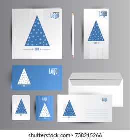 New year identity. Cards design.