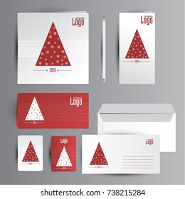 New year identity. Cards design.