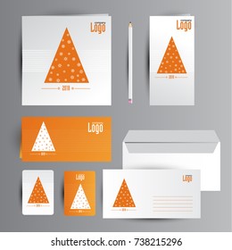 New year identity. Cards design.