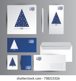 New year identity. Cards design.