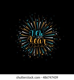 Ilustración del año nuevo