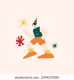 New Year Illustration for design needs, Landing Pages, Animation, Apps, Presentations, Content Creator and other Promotions