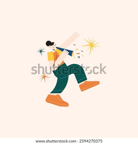New Year Illustration for design needs, Landing Pages, Animation, Apps, Presentations, Content Creator and other Promotions