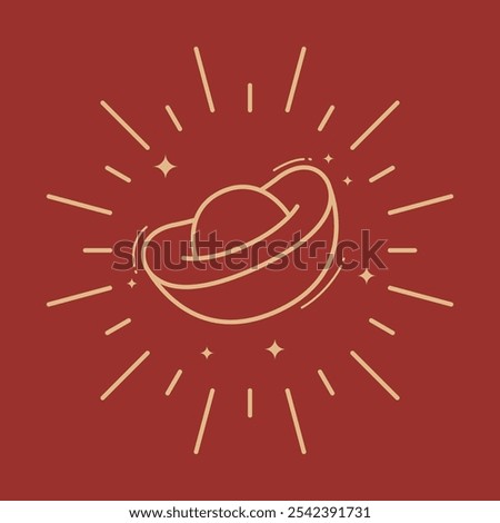 New Year illustration element: gold ingots