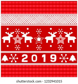 Сhristmas and New Year illustration. Vector illustration