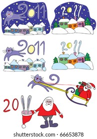 new year images are on the white background