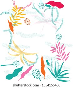 New year invite abstract background