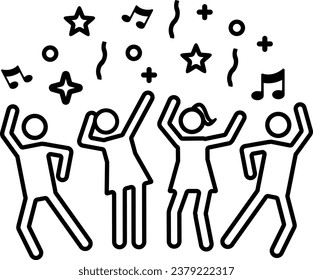 new year karaoke music show dancer 7725