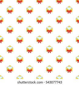 New year letter pattern. Cartoon illustration of new year letter vector pattern for web
