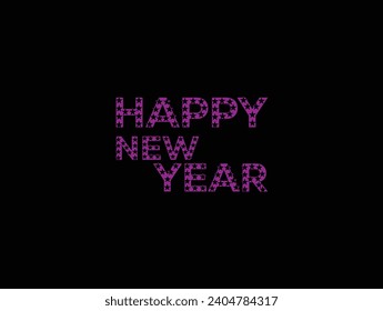 New year lettering collection, illustration with typography letter,Realistic vertical poster template, in beautiful golden lettering,Happy new year background. golden shiny numbers with confetti and r