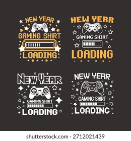 New Year Loading T-shirt Design
