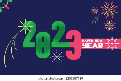 New Year Logo 2023 Its a New and Smart logo design for the up comming new year festive 