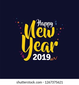 New Year Logo with Colors