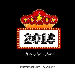 New Year marquee 2018
