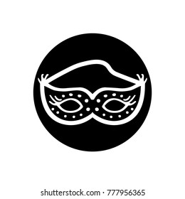 New year mask icon